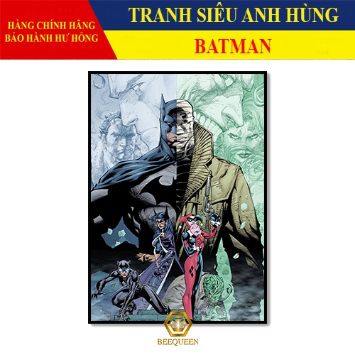 [MS1-25] Tranh Siêu Anh Hùng Bat Man - Tranh Treo Tường  Bat Man