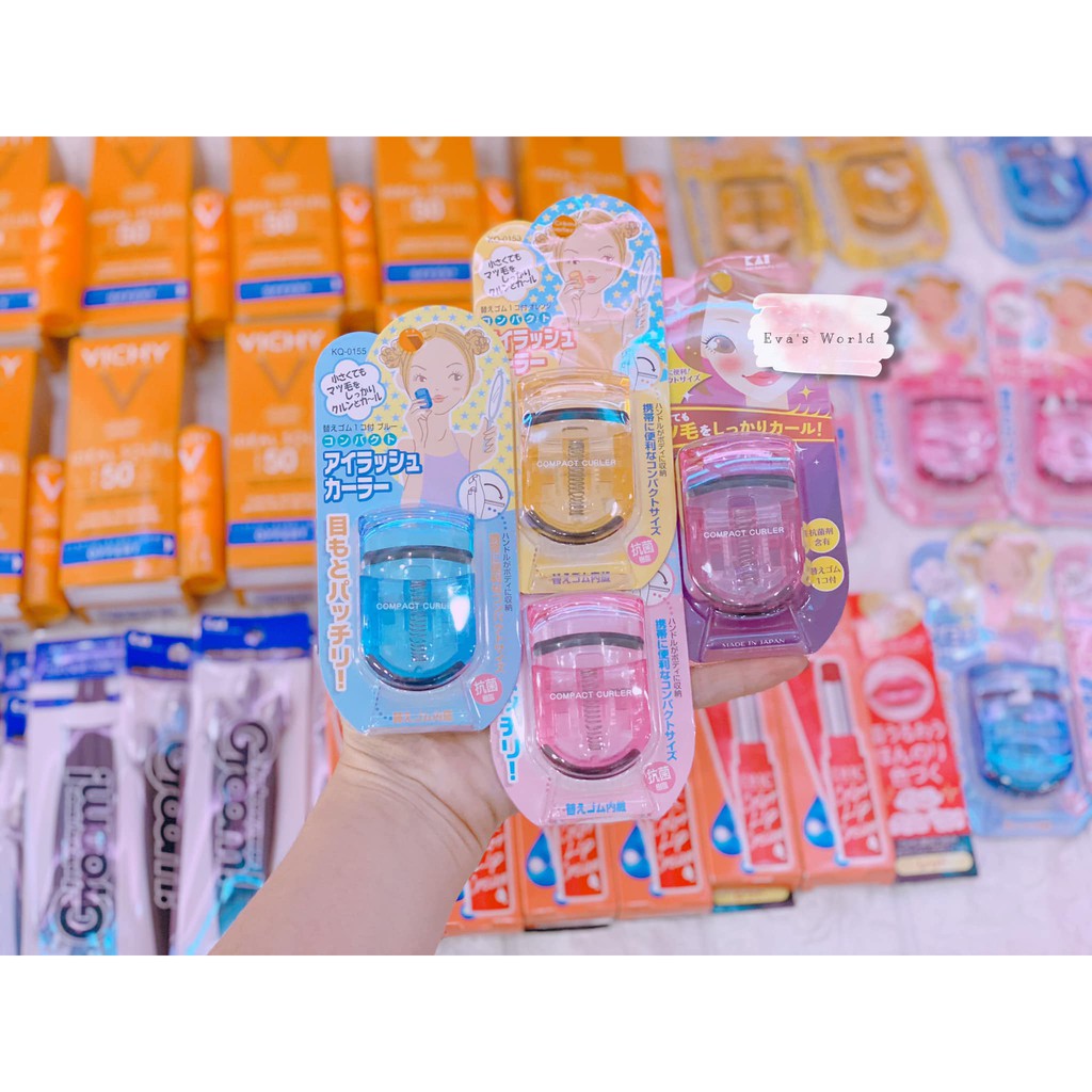 Bấm mi Kai Compact Eyelash Curler của Nhật Bản
