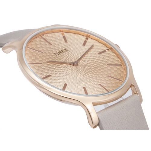 Đồng hồ Unisex Nam Nữ Timex Metropolitan 40mm - TW2R49500 Dây Da - Chính Hãng