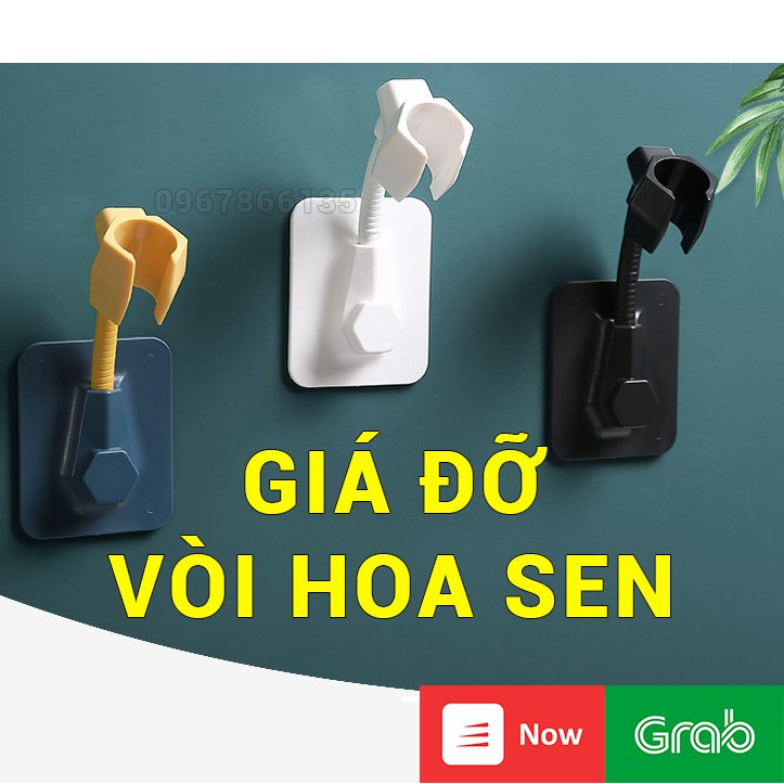 Giá đỡ treo vòi hoa sen dán tường phòng tắm/ Giá đỡ vòi hoa sen xoay 360 độ