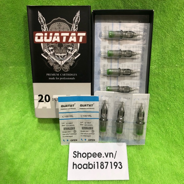 Kim pen Quatat 1rl đi khung hộp 20 kim