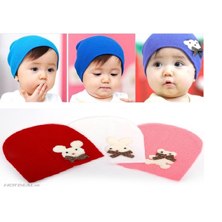 Nón Len Mềm Cho Bé 0 - 12 tháng tuổi