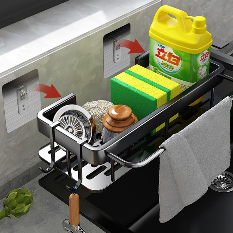 Giá Đỡ Bọt Biển Rửa Chén / Xà Phòng Treo Bồn Rửa Nhà Bếp Tiện Lợi JP ZOE