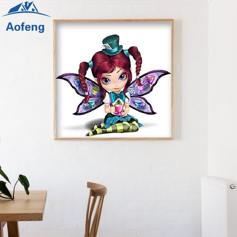 COD❤5D Diamond Painting Full square DrillBig eyes doll Picture of Rhinestone