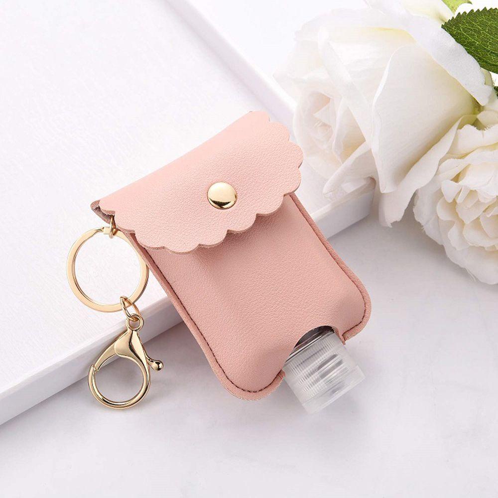 Chai Đựng Nước Rửa Tay Dạng Bóp Bằng Da PU Chống Rò Rỉ Có Thể Tái Sử Dụng 1 Lần