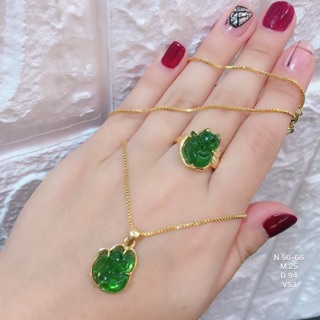 Dây chuyền nữ và nhẫn nữ mặt hồ ly giữ gìn hạnh phúc
