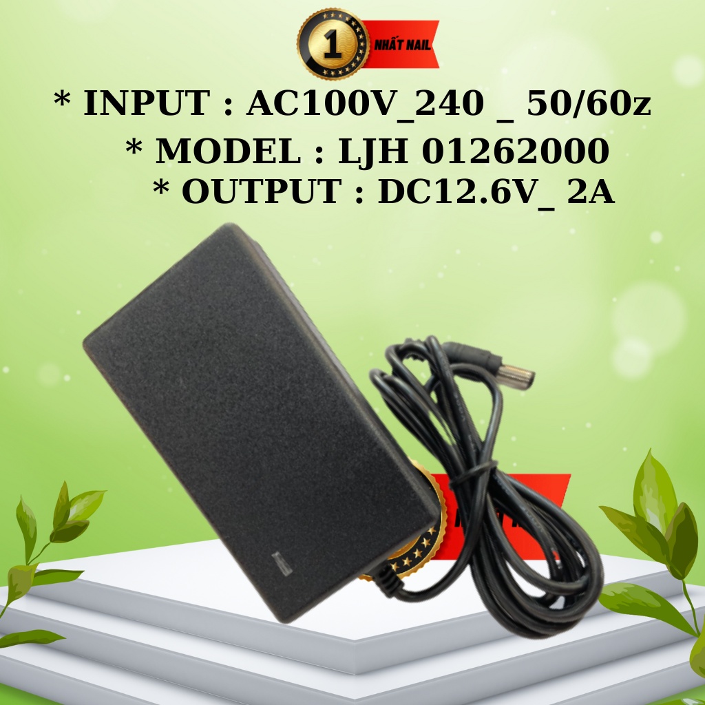 Dây sạc máy hơ hấp sơn gel tích điện ibelieve , Dây nguồn cáp củ sạc pin máy hơ nướng sơn gel tích điện ibelieve