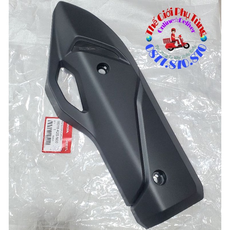 Ốp pô - Che pô - Vĩ pô Vario - Click 160cc zin Honda Thái Lan - 18318-K2S-N00