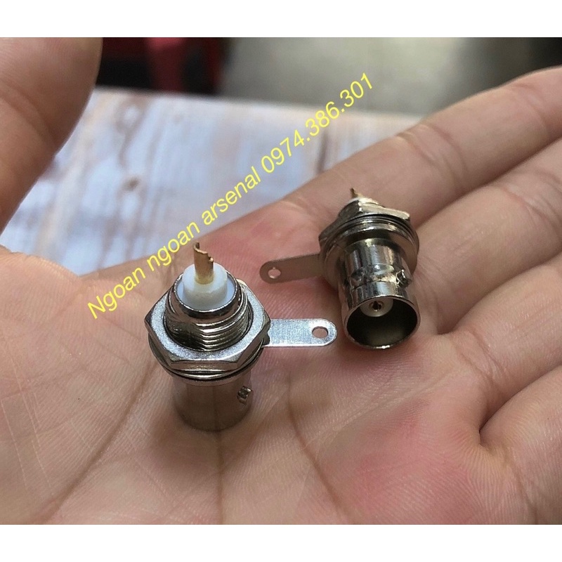 rắc BNC cái hàn máy và BNC cái vít dây