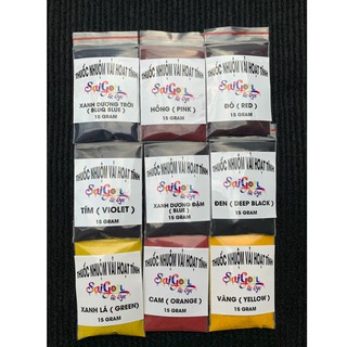 Màu nhuộm quần áo cao cấp giá rẻ ( Nhuộm áo loang màu , tie dye ... )