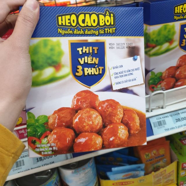 Thịt viên 3 phút