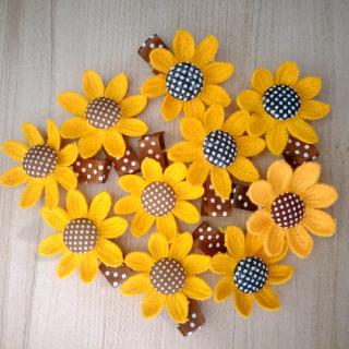 Kẹp tóc mái hình hoa hướng dương xinh xắn