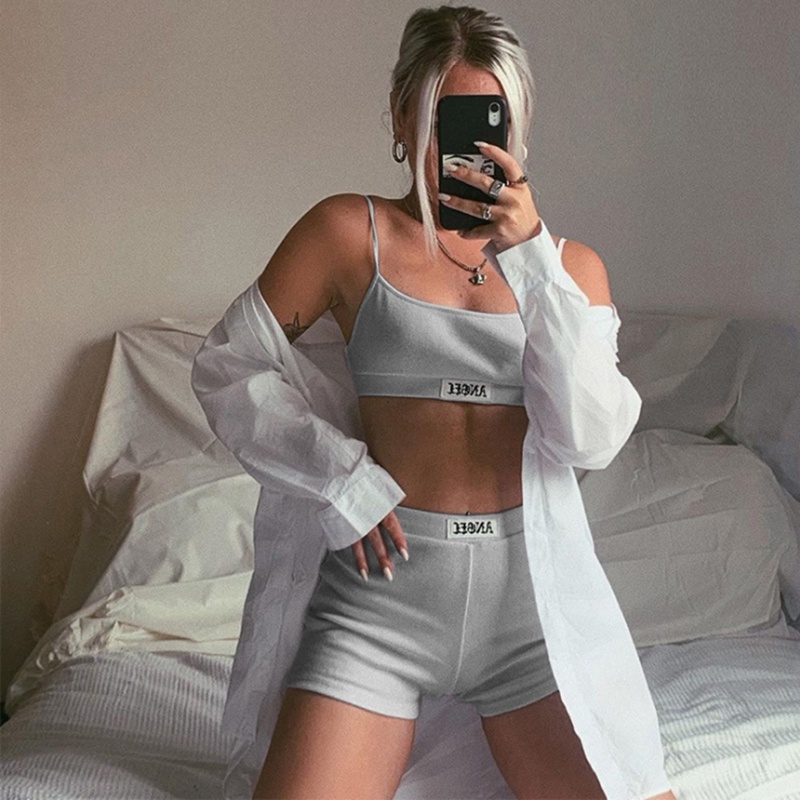 Bộ Quần Áo 2 Dây Thời Trang Dành Cho Bạn Gái