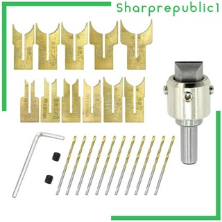 [Shpre1] Bộ dao phay hạt gỗ làm hạt Phật