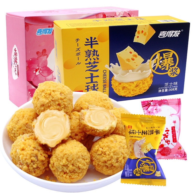 Bánh oreo nhân phô mai dâu tây Ăn vặt Mạnh Hùng