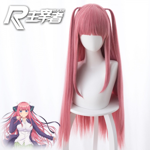 Tóc Giả Màu Hồng Dùng Hóa Trang Nhân Vật Nino Nakano Trong The Quintessential Quintuplets