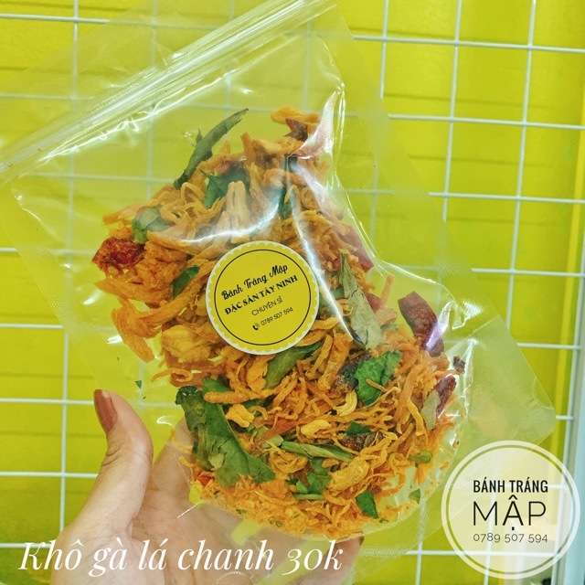Khô gà lá chanh túi zip 100g Mạnh Hùng | BigBuy360 - bigbuy360.vn