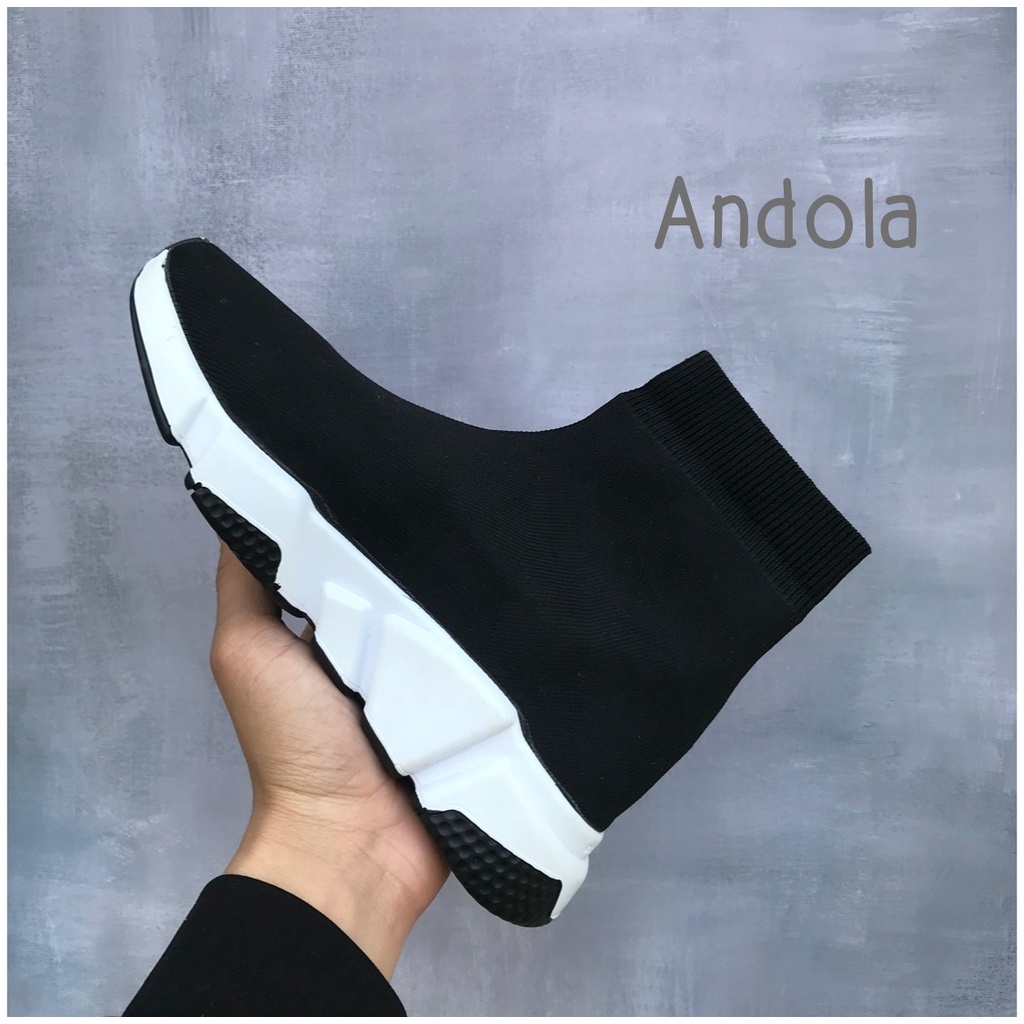 Giày thể thao balen speed,Giày sneaker cao cổ đế pha đen mới nhất