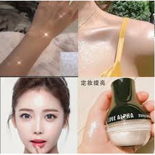 Phấn bắt sáng dạng bột nhũ love alpha shiny powder