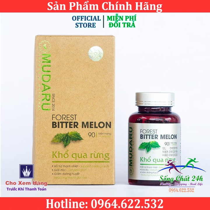 Viên Uống Khổ Qua Rừng Mudaru Hỗ Trợ Bệnh Tiểu Đường - Sống Chất 24h