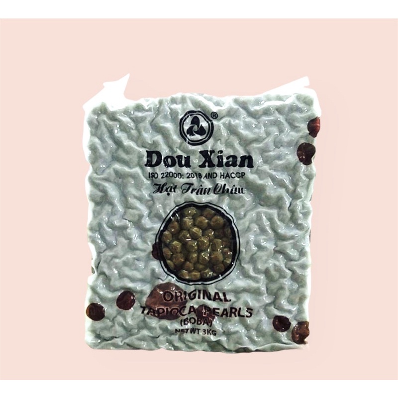 TRÂN CHÂU ĐEN DOU XIAN 3KG Hạt TO /2.5