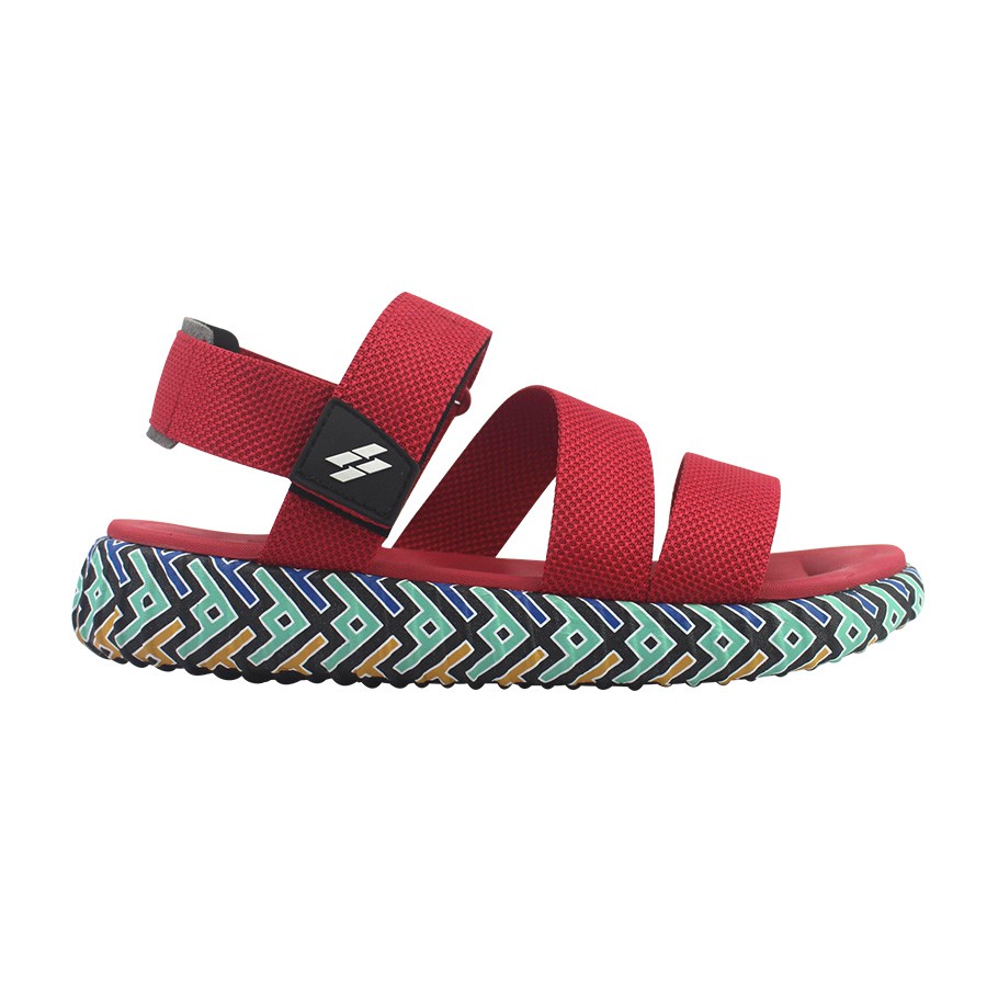 [CHÍNH HÃNG] SANDAL SAADO | SC03 – Yezi Tiny Ocean - Màu Đỏ Đô Phối Xanh | Giày Sandal Nam Nữ Thương Hiệu Mỹ Cao Cấp