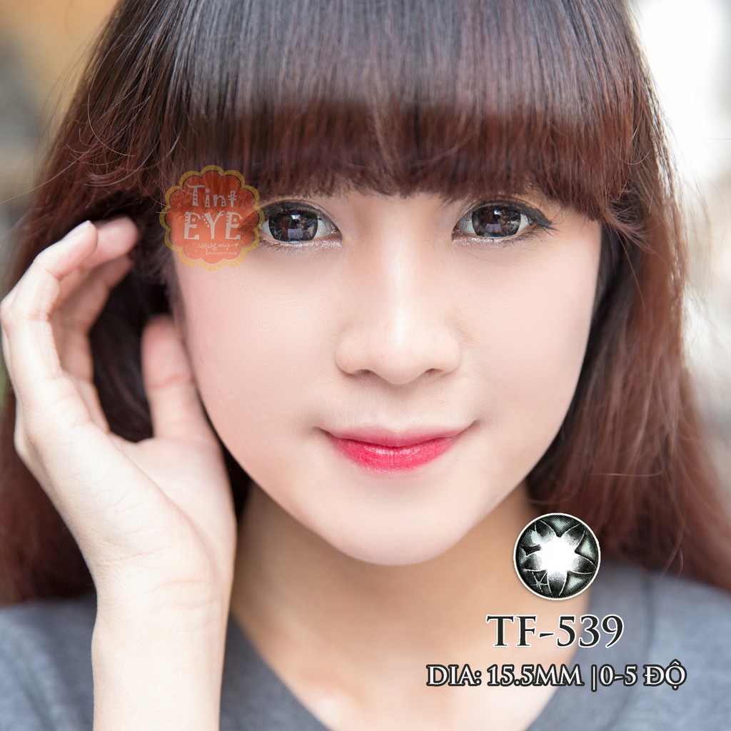 Áp Tròng Tinteye Lens TF-539 Xám Lưu Ly