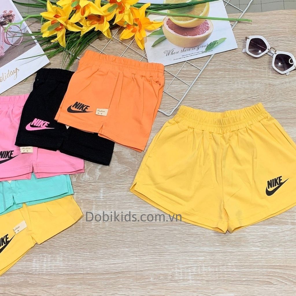 Quần Đùi Chục Cho Bé Thun Cotton SG Loại 1 Co Giãn Mềm Mát Form Dáng Thể Thao Xinh Xắn