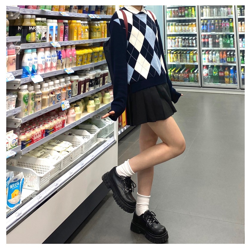 (FREESHIP - ẢNH THẬT) GIÀY ALLEY OXFORD NỮ - GIÀY NỮ ĐẾ CAO PHONG CÁCH ANH QUỐC | BigBuy360 - bigbuy360.vn