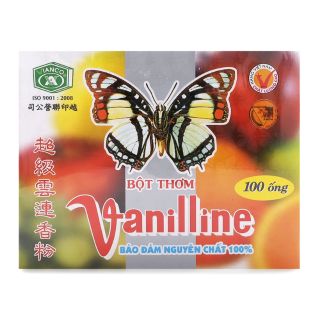 BỘT VANI CON BƯỚM VINACCO(CHÍNH HÃNG) - 100 ống/1 Hộp
