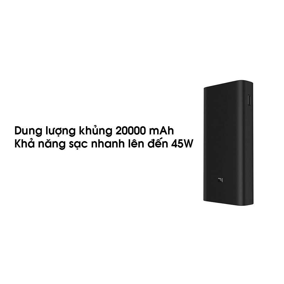 Sạc dự phòng Xiaomi 20000mAh Xiaomi Gen3 2019