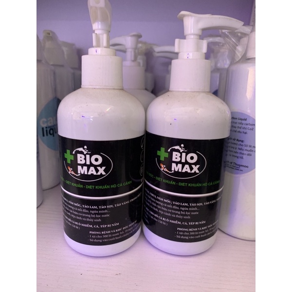 Bio Max 250ml - Khử độc tức thời - Diệt nấm khuẩn cho hồ cá cảnh
