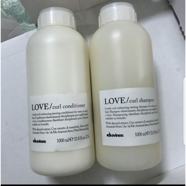 Dầu gội xả cho tóc uốn Davines Love Curl 1000ml x2