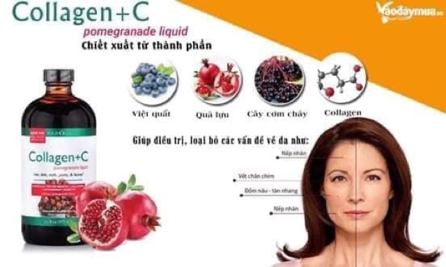 Colagen lựu đỏ chính hãng Mỹ