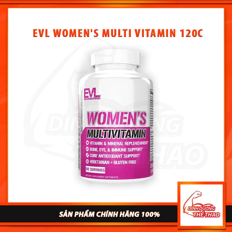 EVL Women Vitamin Cung Cấp Khoáng Chất Và Dinh Dưỡng Cho Nữ EVL Women's Multi Vitamin - Vitamin Cho Nữ (120 viên)