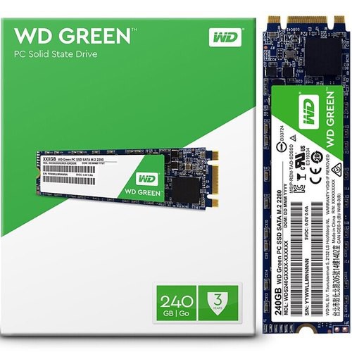 Ổ cứng SSD Western Digital SSD WD Green 240GB 2.5" M.2 - WDS240G2G0B - Hàng Chính Hãng