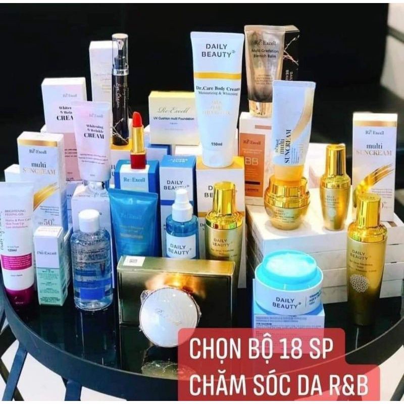 Bộ Sản Phẩm Chăm Sóc Sắc Đẹp Cao Cấp Hàn Quốc Daily- Beauty R&amp;B