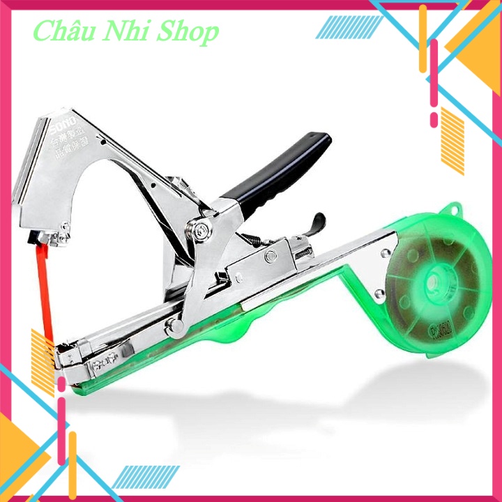 Dụng cụ buộc dây thực vật leo dàn, kìm buộc chanh dây, kèm 01 cuộn dây