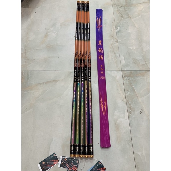 cần câu tay Jewei 10H săn cá khủng, tặng 1 ngọn