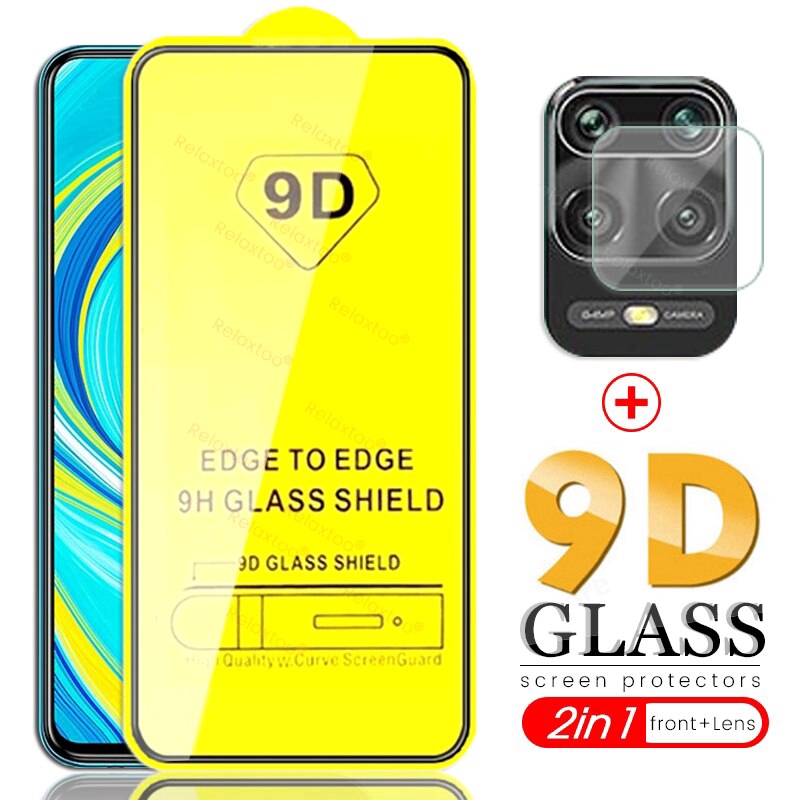Kính Cường Lực 9H 2 Trong 1 Bảo Vệ Camera Điện Thoại Xiaomi Redmi Note 9s