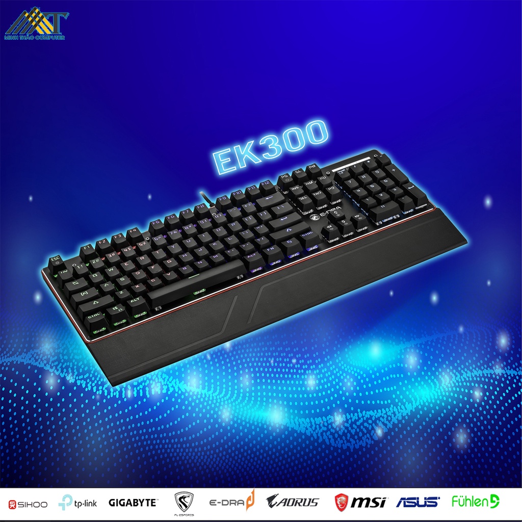 Bàn phím cơ GAMING E-DRA EK300