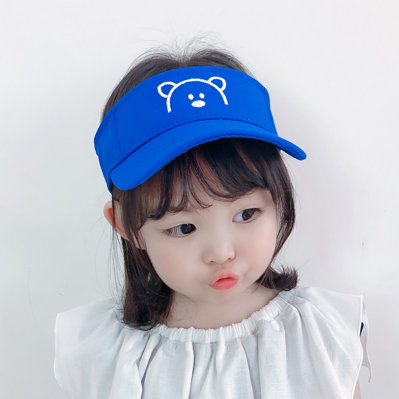 Mũ Lưỡi Trai Hở Chóp Chống Nắng Dễ Phối Đồ Thời Trang Mùa Hè Phong Cách Hàn Quốc Cho Bé Gái