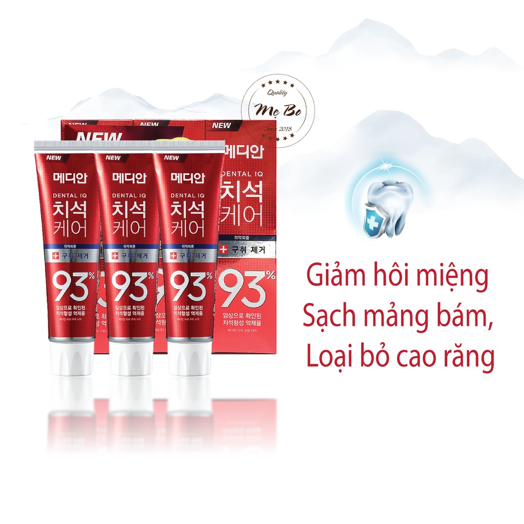 Kem Đánh Răng Median Dental IQ 93% Hàn Quốc 120g