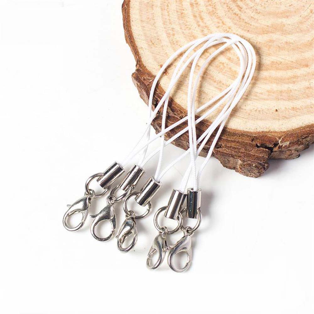 Set 20 Dây Móc Khóa Kẹp Điện Thoại / Trang Sức Thủ Công Nhiều Màu Sắc