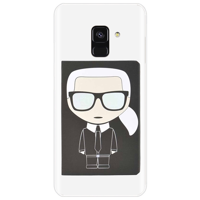 Ốp Điện Thoại Tpu Silicon Mềm Hình Moda Karl Lagerfeld Verde Duro Cho Samsung Galaxy A5 2016 A5 2017 A6 A7 A8 2018 A50