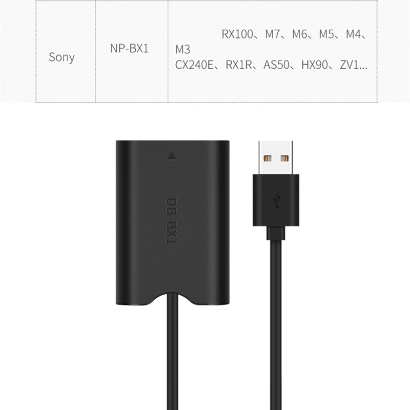 Phụ Kiện Cáp Kết Nối Pin Máy Ảnh Sony DSC-RX1 DSC RX100 RX1R