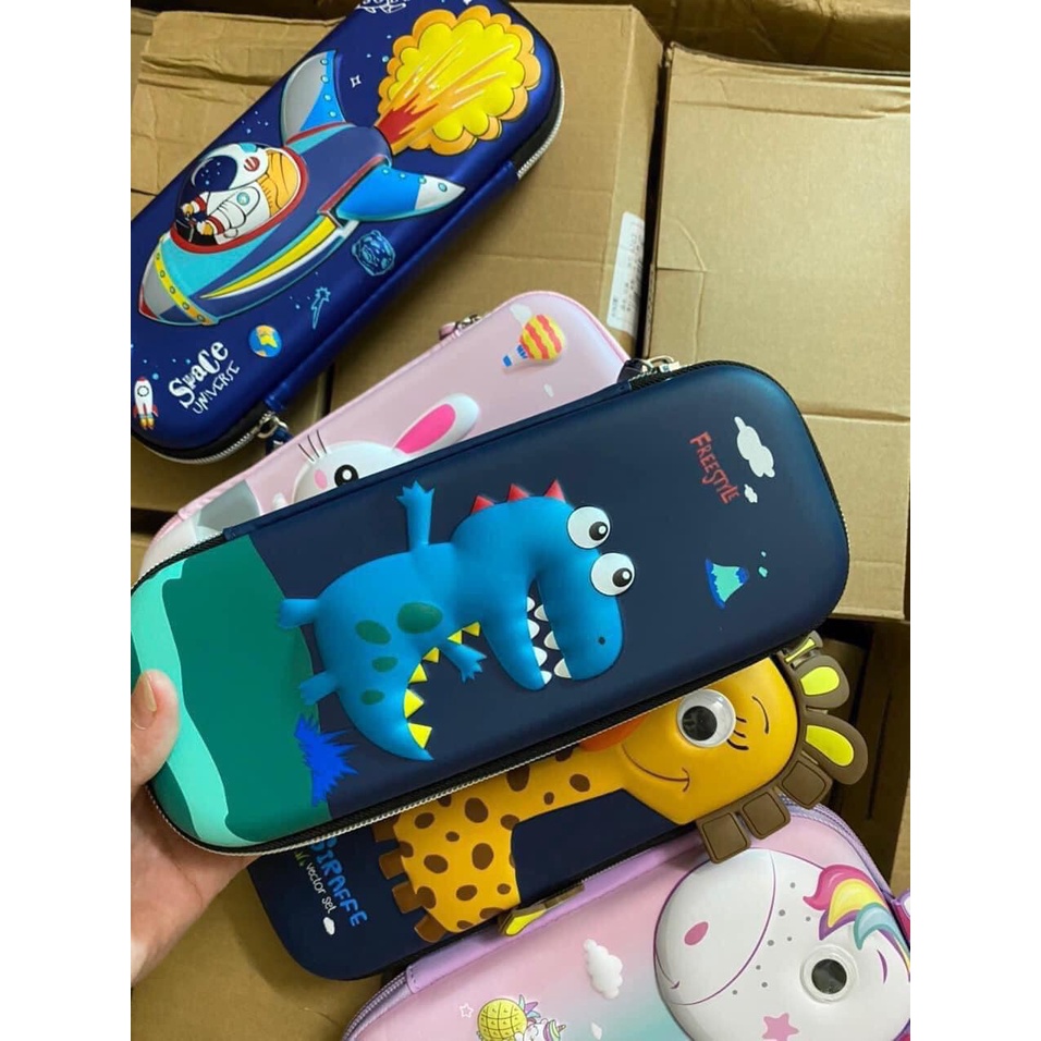 Hộp bút hình nổi 3d cho bé siêu đẹp siêu đáng yêu