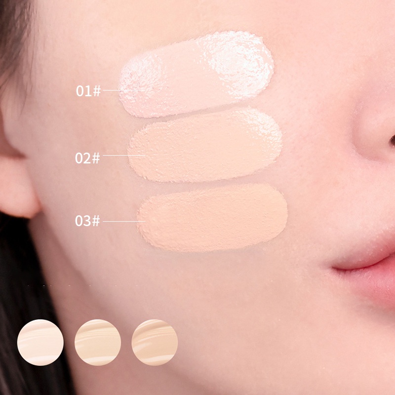 Kem BB Air Cushion Tự Nhiên Lâu Trôi Không Thấm Nước Làm Sáng Da 3 Màu Tùy Chọn Cho Nữ