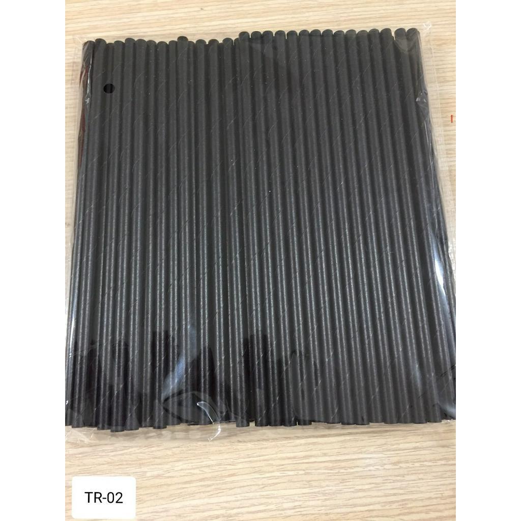 Ống hút giấy thân thiện môi trường,  phi 6, dài 20cm, Bịch 500 ống
