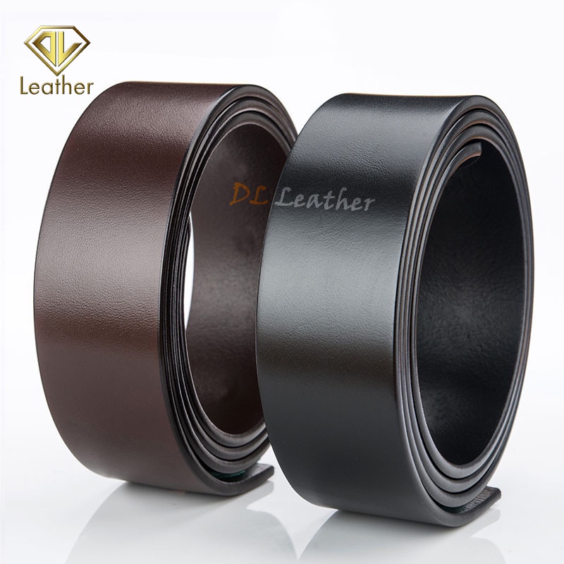 Thắt Lưng Nam Da Bò (Không Mặt Khóa), Dây Nịt Da Thật 1 Lớp 100% (Dlkk - 01)